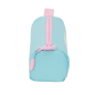 Trousse 1 compartiment zippé bleu pastel 21x8x7cm Trousse 1 compartiment zippé bleu pastel 21x8x7cm