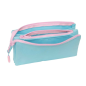 Trousse 3 compartiments bleu pastel 22x12x3 cm Munich Sky Trousse 3 compartiments bleu pastel 22x12x3 cm Munich Sky