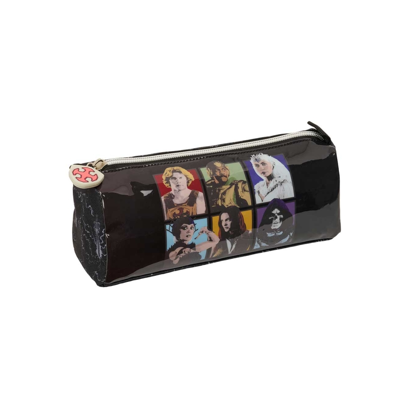 Trousse Masters of the Universe, 1 compartiment, gris/noir, 21 x 8 x 7 cm