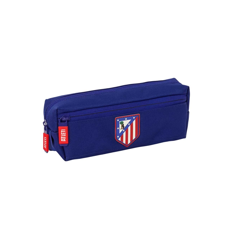 Trousse Atletico de Madrid 3 compartiments bleu marine 22x8,5x6cm