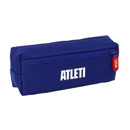 Trousse Atletico de Madrid 3 compartiments bleu marine 22x8,5x6cm
