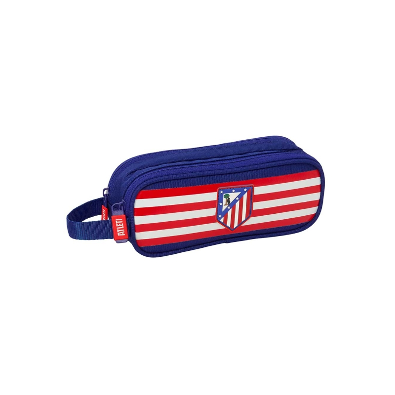 Trousse Atletico de Madrid 2 compartiments bleu marine 21x8x6cm Trousse Atletico de Madrid 2 compartiments bleu marine 21x8x6cm
