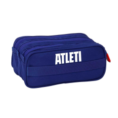 Trousse Atlético de Madrid 3 compartiments bleu marine