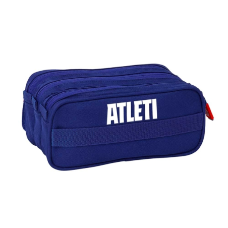 Trousse Atlético de Madrid 3 compartiments bleu marine