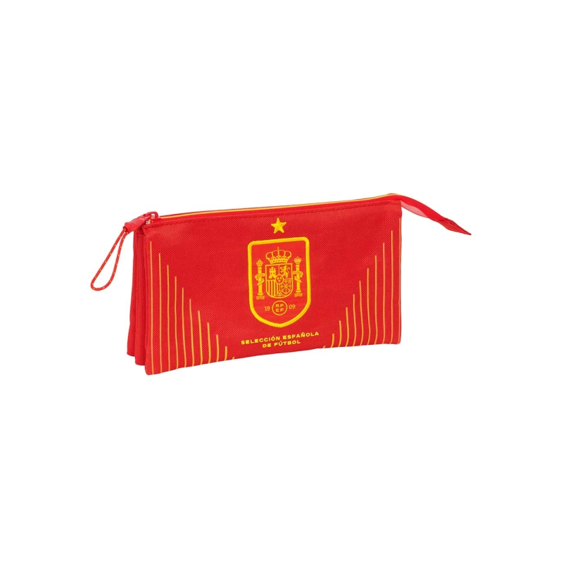 Trousse Safta Équipe Espagne 3 compartiments rouge 0,6L
