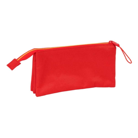 Trousse Safta Équipe Espagne 3 compartiments rouge 0,6L
