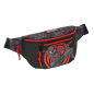 Sac banane Safta Miles Morales noir rouge 2,49L