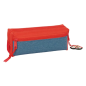 Super Mario Trousse 3 Compartiments Rouge et Bleu 22x8,5x6cm