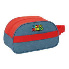Super Mario nécessaire adaptable chariot rouge bleu 26x15x12 cm