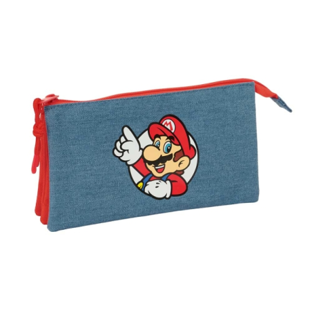 trousse Super Mario rouge et bleue