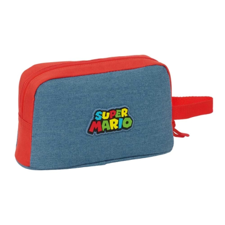 Sac isotherme Super Mario, porte‑aliments rouge et bleu, 21,5 x 12 x 6,5 cm