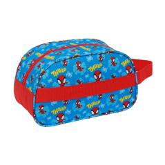 Trousse de toilette Spidey Safta 5L rouge bleu poignée trolley