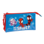 Trousse Spidey 3 compartiments Safta rouge et bleu 0,6L Trousse Spidey 3 compartiments Safta rouge et bleu 0,6L