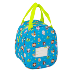 Sac isotherme La Granja de Zenon bleu jaune 19x22x14 cm