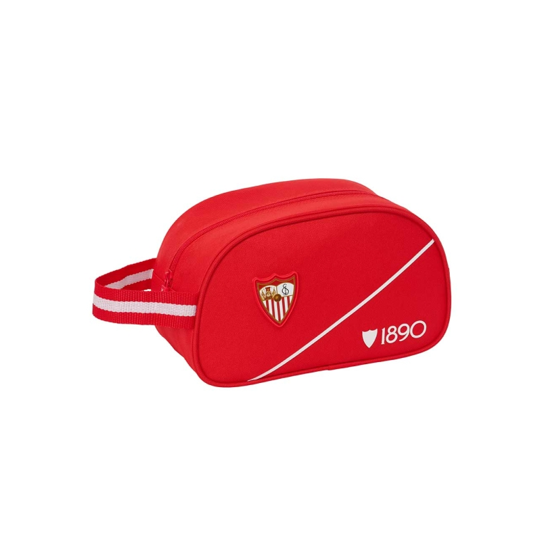Nécessaire Sevilla FC rouge 26x15x12 cm poignée latérale Nécessaire Sevilla FC rouge 26x15x12 cm poignée latérale