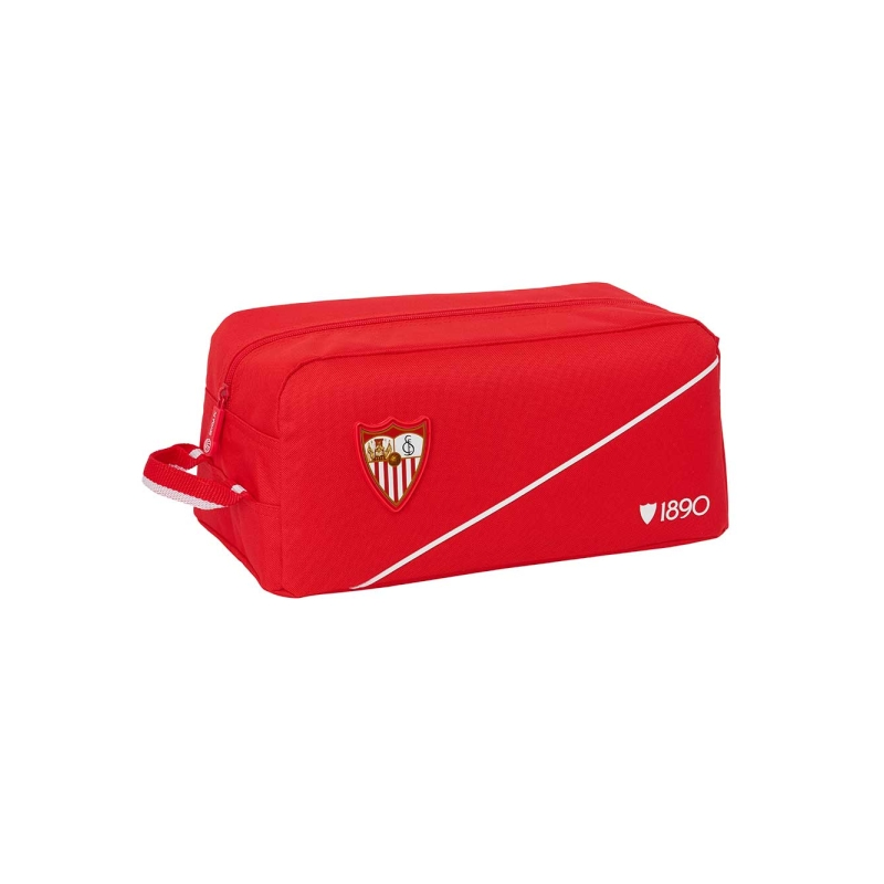 Sac à chaussures Sevilla FC 9 L rouge 34 x 15 x 18 cm avec poignée