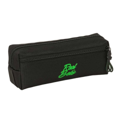 Trousse 3 compartiments Real Betis Balompié noir et vert 22x8,5x6cm