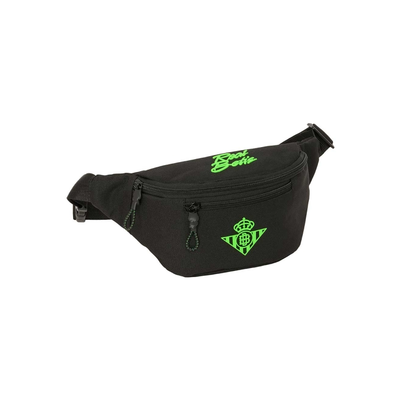 Sac banane Safta Real Betis Balompié noir et vert 23 x 12 x 9 cm