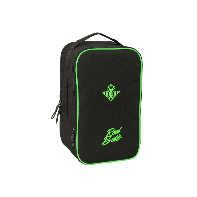 Safta Real Betis Balompié sac à chaussures double noir et vert