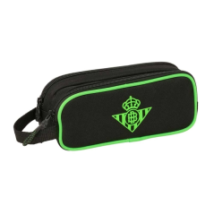 trousse noire verte deux compartiments