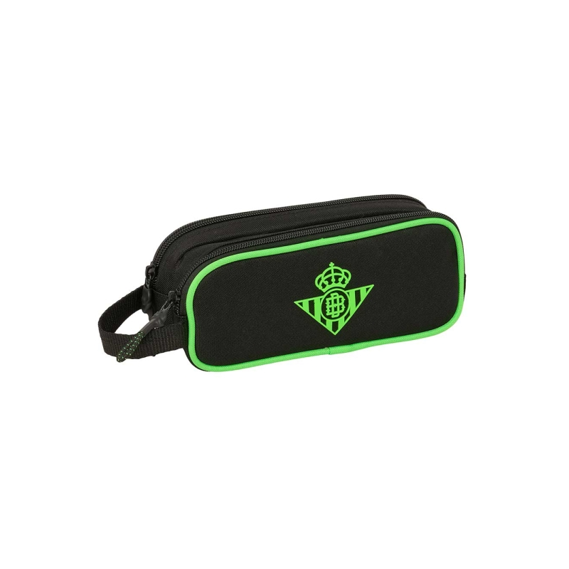 Trousse Real Betis Balompié, 2 compartiments, noir et vert, 1 L Trousse Real Betis Balompié, 2 compartiments, noir et vert, 1 L