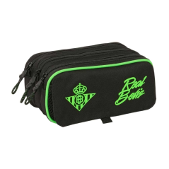 trousse noire verte trois compartiments