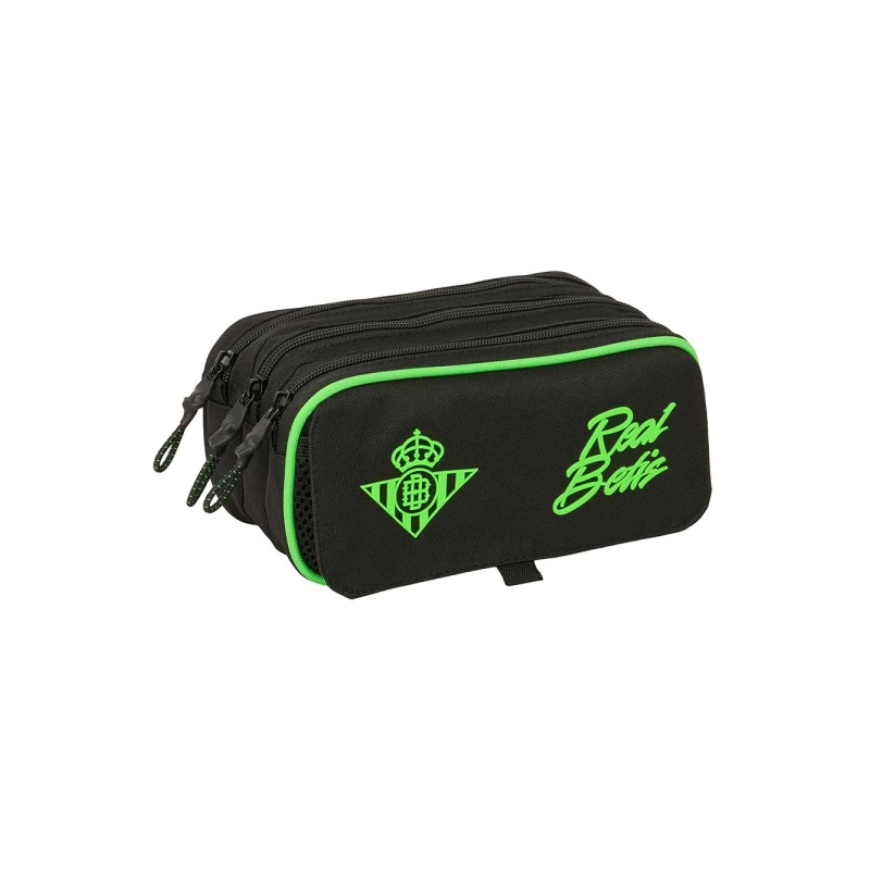 Trousse à 3 compartiments Real Betis Balompié noir et vert