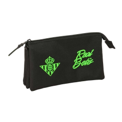 trousse noire verte trois compartiments