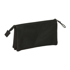 Trousse à 3 compartiments Real Betis Balompié noir et vert 22 x 12 x 3 cm