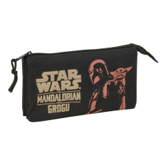 Trousse noire mandalorienne à trois compartiments