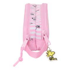 Trousse Snoopy rose deux compartiments