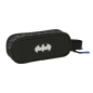 Trousse Batman 2 compartiments zippés noire 210x60x80 mm Trousse Batman 2 compartiments zippés noire 210x60x80 mm