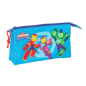 Trousse Iron Man 3 compartiments bleu 0,60L 220x30x120mm