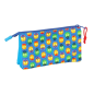 Trousse Iron Man 3 compartiments bleu 0,60L 220x30x120mm