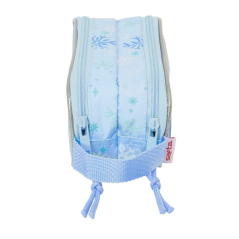 Trousse bleue pastel deux compartiments