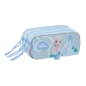 Safta Frozen trousse 3 compartiments bleu pastel 21 cm
