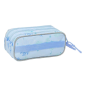 Safta Frozen trousse 3 compartiments bleu pastel 21 cm