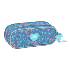 Trousse La Reine des Neiges 2 compartiments bleu 210x60x80 mm