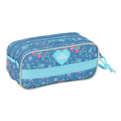 Trousse La Reine des Neiges 3 compartiments bleu 1,72L