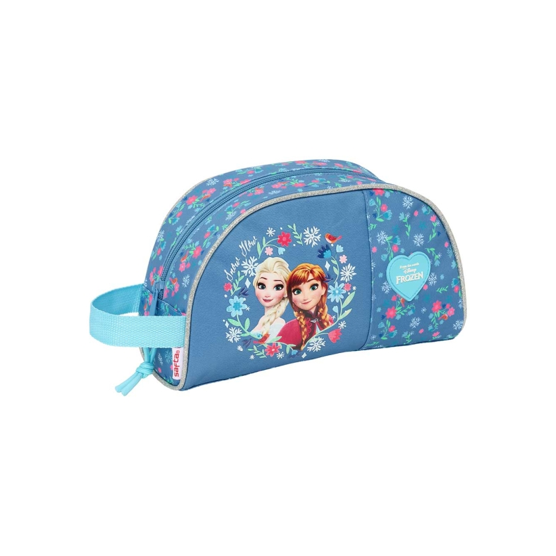 Trousse de toilette Frozen 3,75L bleu avec poignée latérale