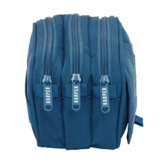 trousse bleu marine trois compartiments