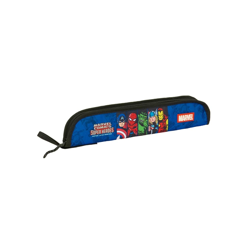 Étui flûte Safta Avengers bleu foncé 0,6L 370x20x80mm