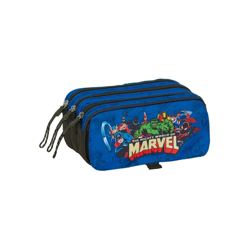Trousse Avengers 3 compartiments bleu foncé 1,72L Trousse Avengers 3 compartiments bleu foncé 1,72L