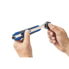 ✅ Dahle 10875 Cutter polyvalent avec lame de 18 mm - Mécanisme de verrouillage automatique - Guide en métal co en stock