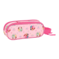 Trousse à crayons Princesses Disney 2 compartiments rose