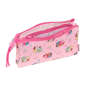 Trousse 3 compartiments Princesses Disney rose 0,60L