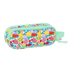 Trousse Safta Dora 2 compartiments menthe 210 x 60 x 80 mm