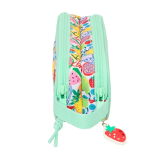 Trousse menthe deux compartiments Safta