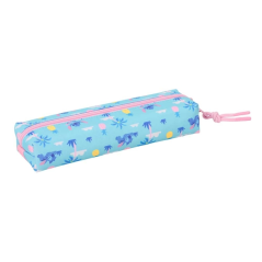 Trousse rectangulaire Stitch Waves bleu clair 22x4x7 cm