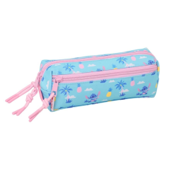 Trousse bleue trois compartiments